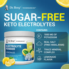 Dr. Berg 50 servings packaging signals long-lasting hydration