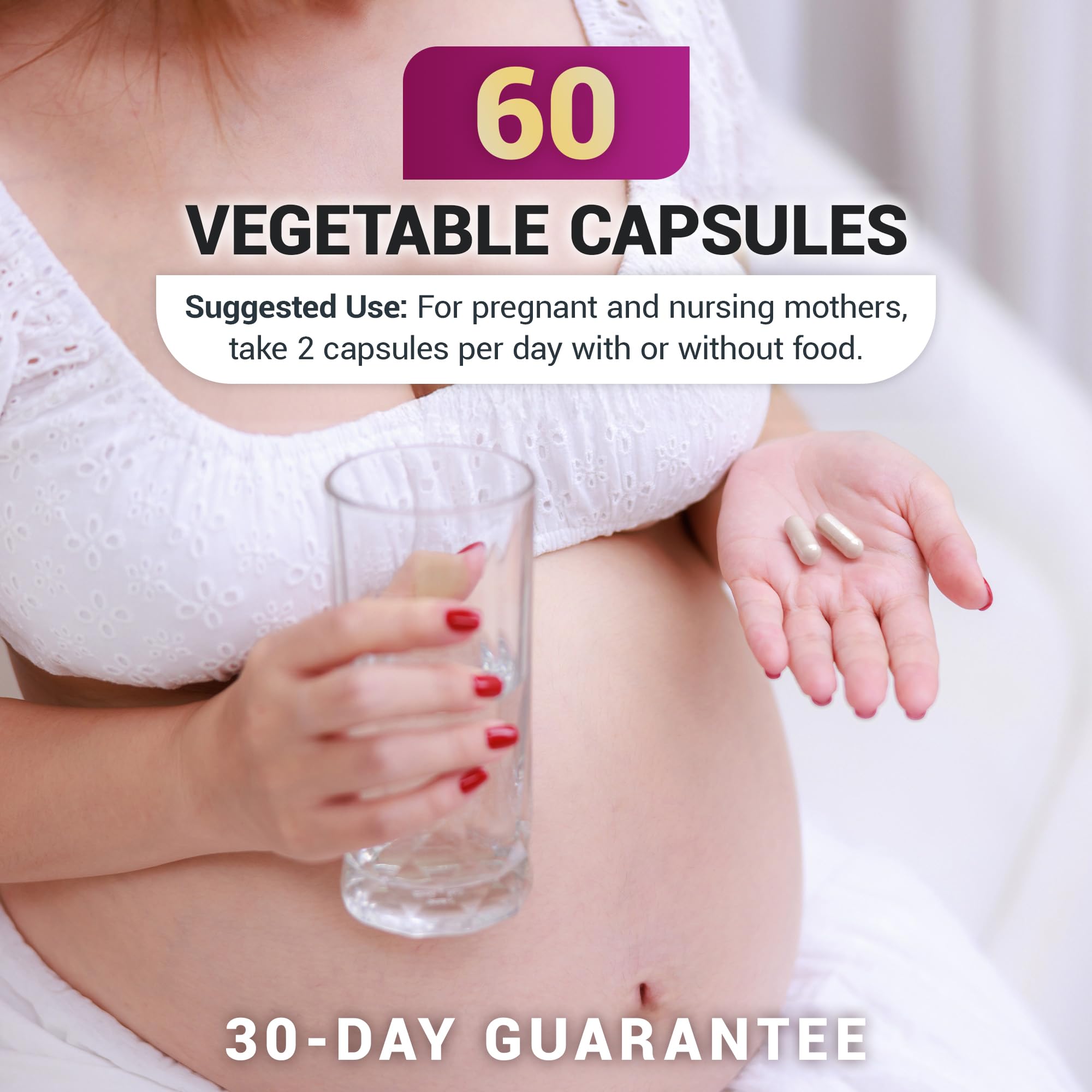 Dr. Berg Natural Prenatal in a kitchen scene promotes healthy pregnancy nutrition.