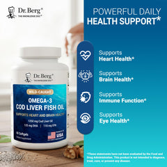US CGMP facility manufacturing Dr. Berg Omega-3 supplement.