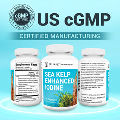 Dr. Berg Sea Kelp Iodine packaging in eco-friendly box