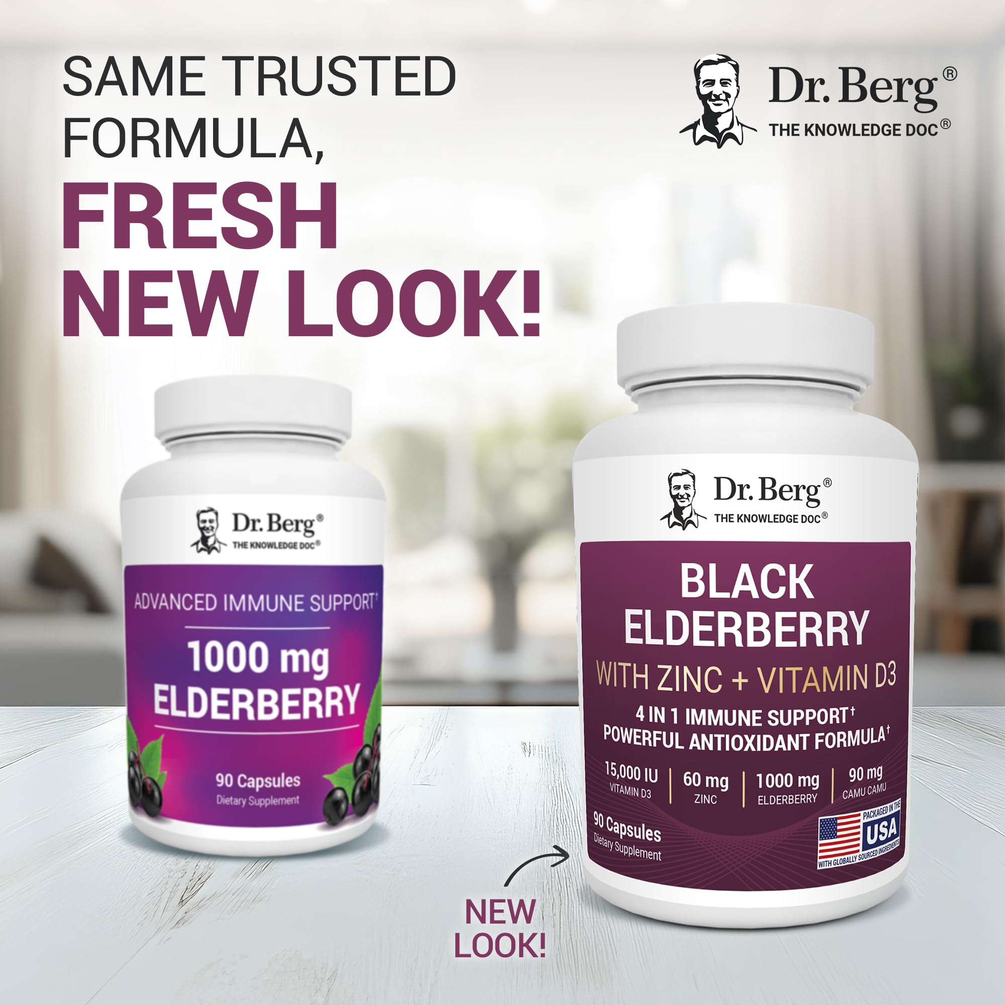 Dr. Berg Vitamin D3 15000 IU capsules close-up highlighting potency for daily wellness.
