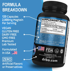DR. BO Magtein label and seal emphasize premium formulation.