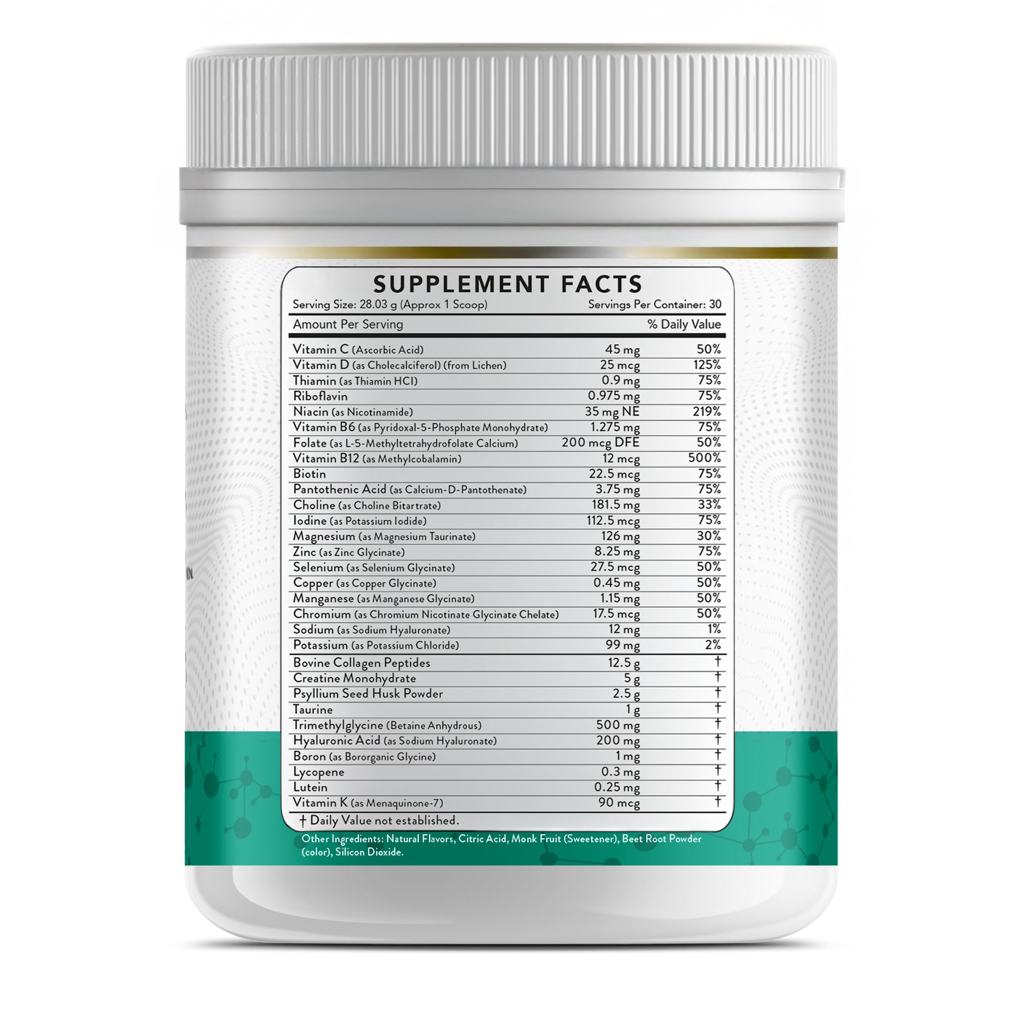 Dr Brad Stanfield creatine monohydrate powder supports strength and post-workout recovery.