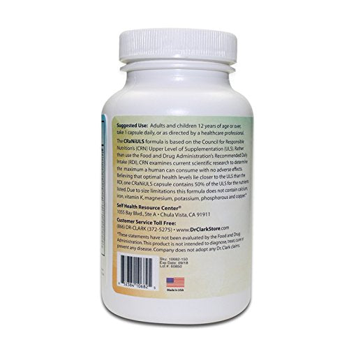 Packaging box and bottle display for CRaNiULS multivitamin