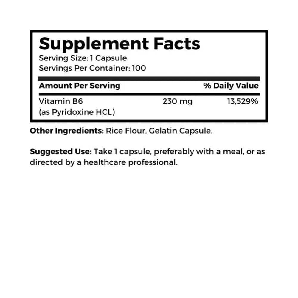 Dr. Clark Vitamin B6 bottle label visible highlighting nerve support.