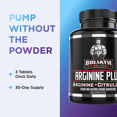 Athlete with Dr. Emil's ARGININE Plus before training for potential vascular support.