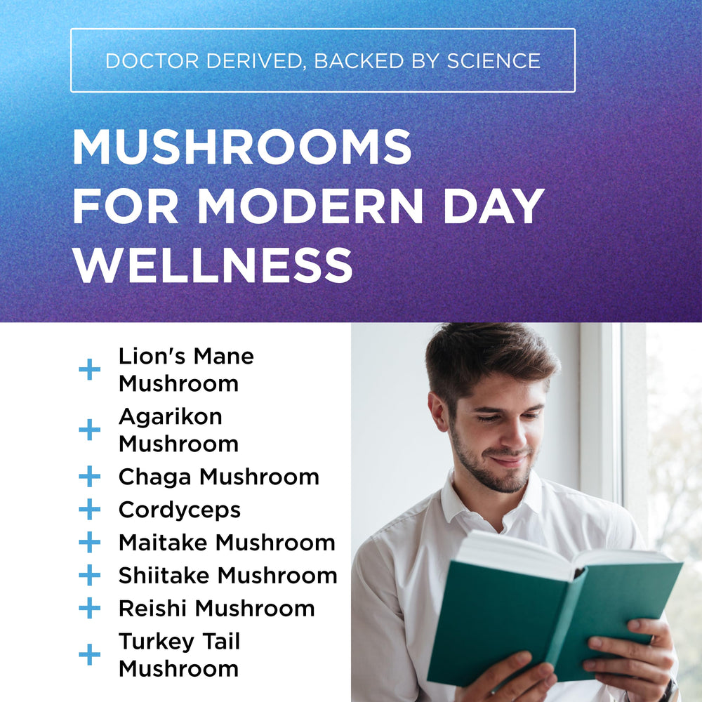 DR. EMIL NUTRITION 10 Mushroom label details 150 mg Lions Mane extract