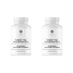 DR. EMIL NUTRITION Elite Turkey Tail bottle on countertop for daily immune support.