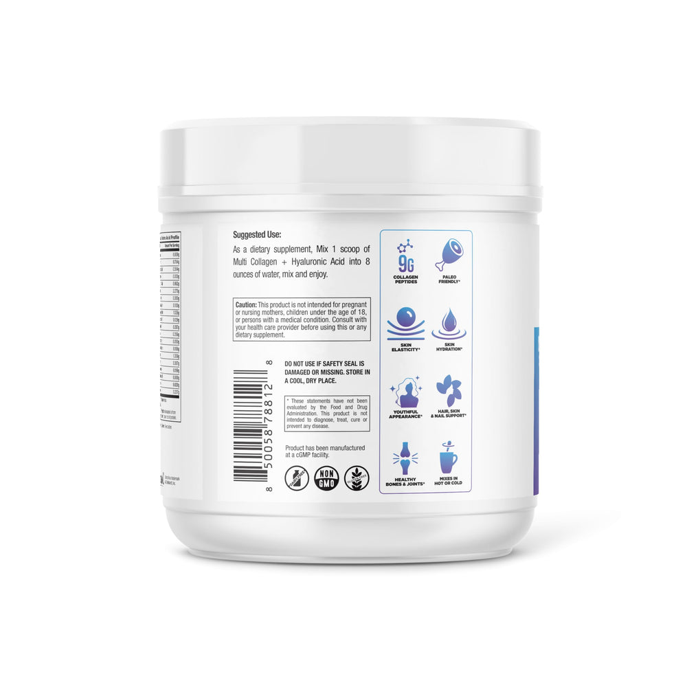 DR. EMIL NUTRITION Multi Collagen Plus Peppermint Tea scoop for daily protein.