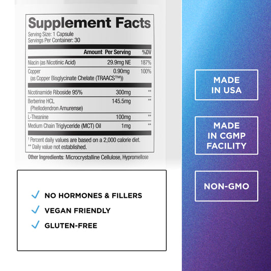 DR. EMIL NUTRITION NAD+ Boost capsules ready for daily use