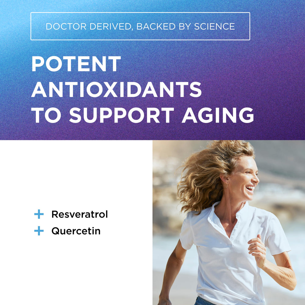 DR. EMIL NUTRITION Resveratrol label detail with clean design signaling healthy aging support