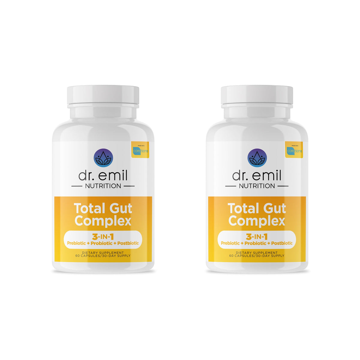 DR. EMIL NUTRITION Total Gut Health Complex bottle for daily gut support