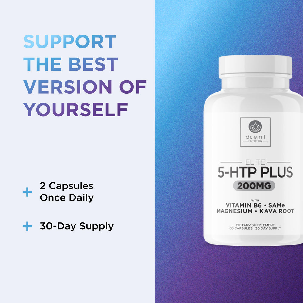 DR. EMIL NUTRITION Vitamin B6 capsule close-up supports mood balance.