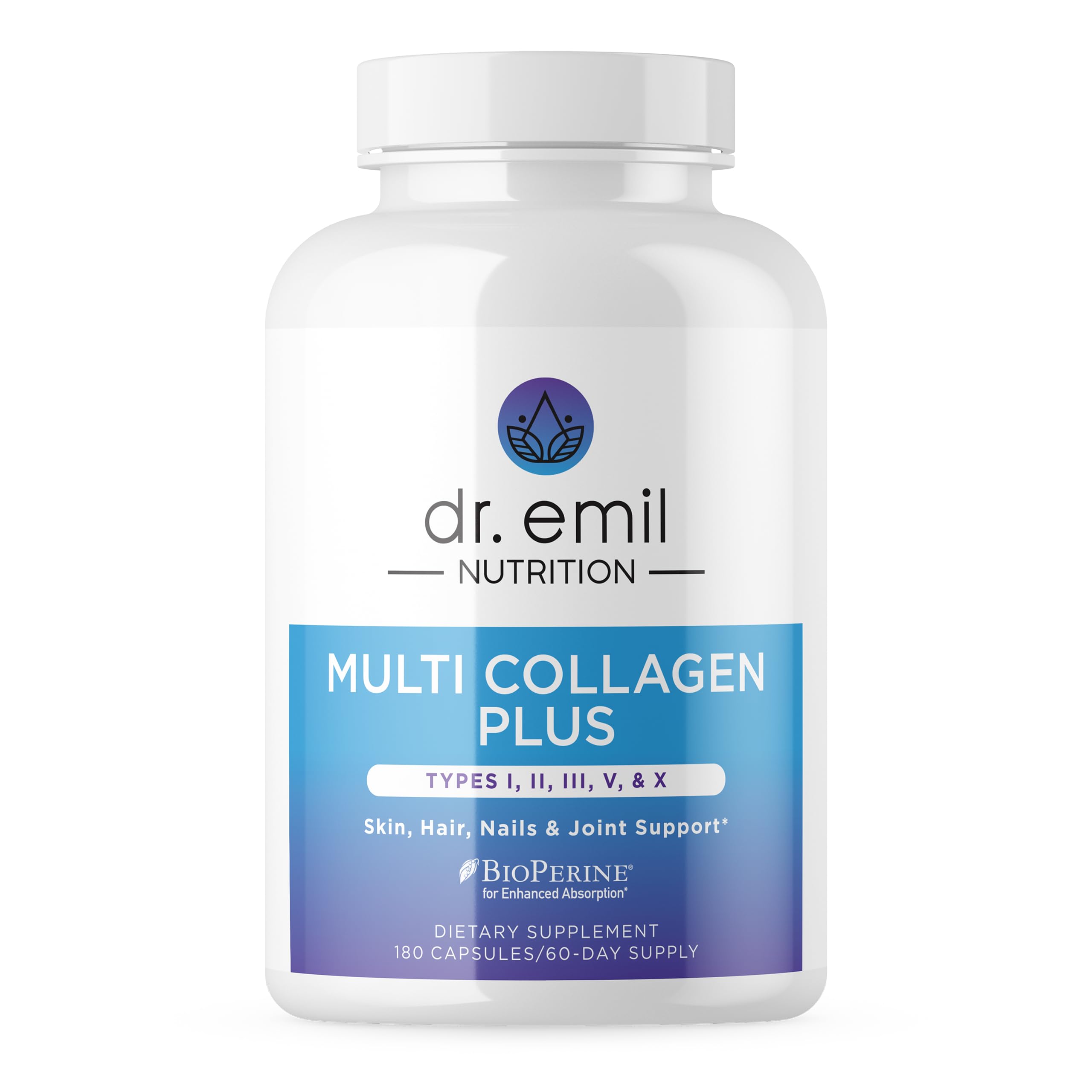 DR. EMIL NUTRITION Women's Multi Collagen pills bottle ready for daily hair and skin support.