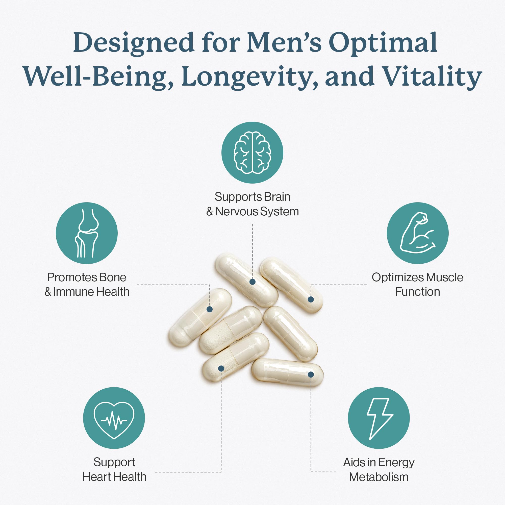 Dr. Fuhrman men's multivitamin back label detailing ingredients and free-from additives.
