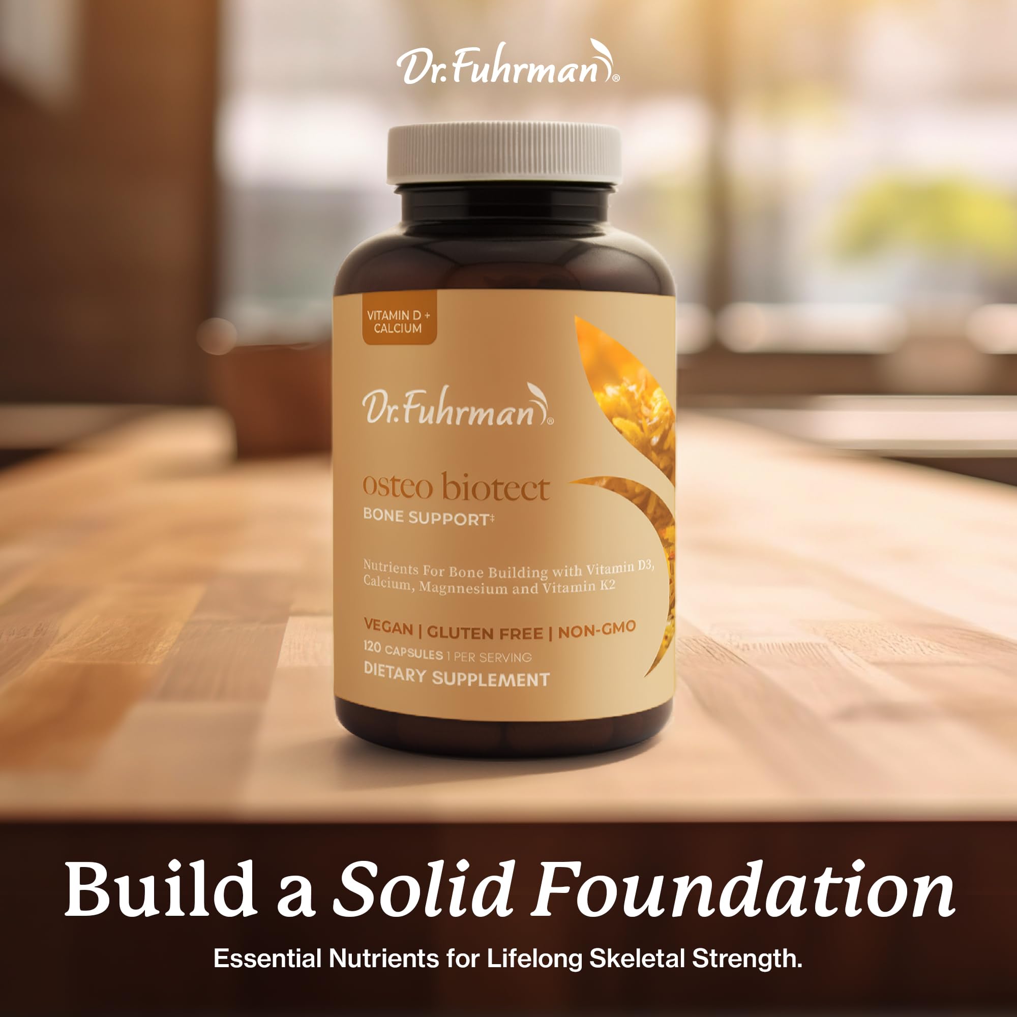 Dr. Fuhrman Osteo made-in-usa label highlights quality production.
