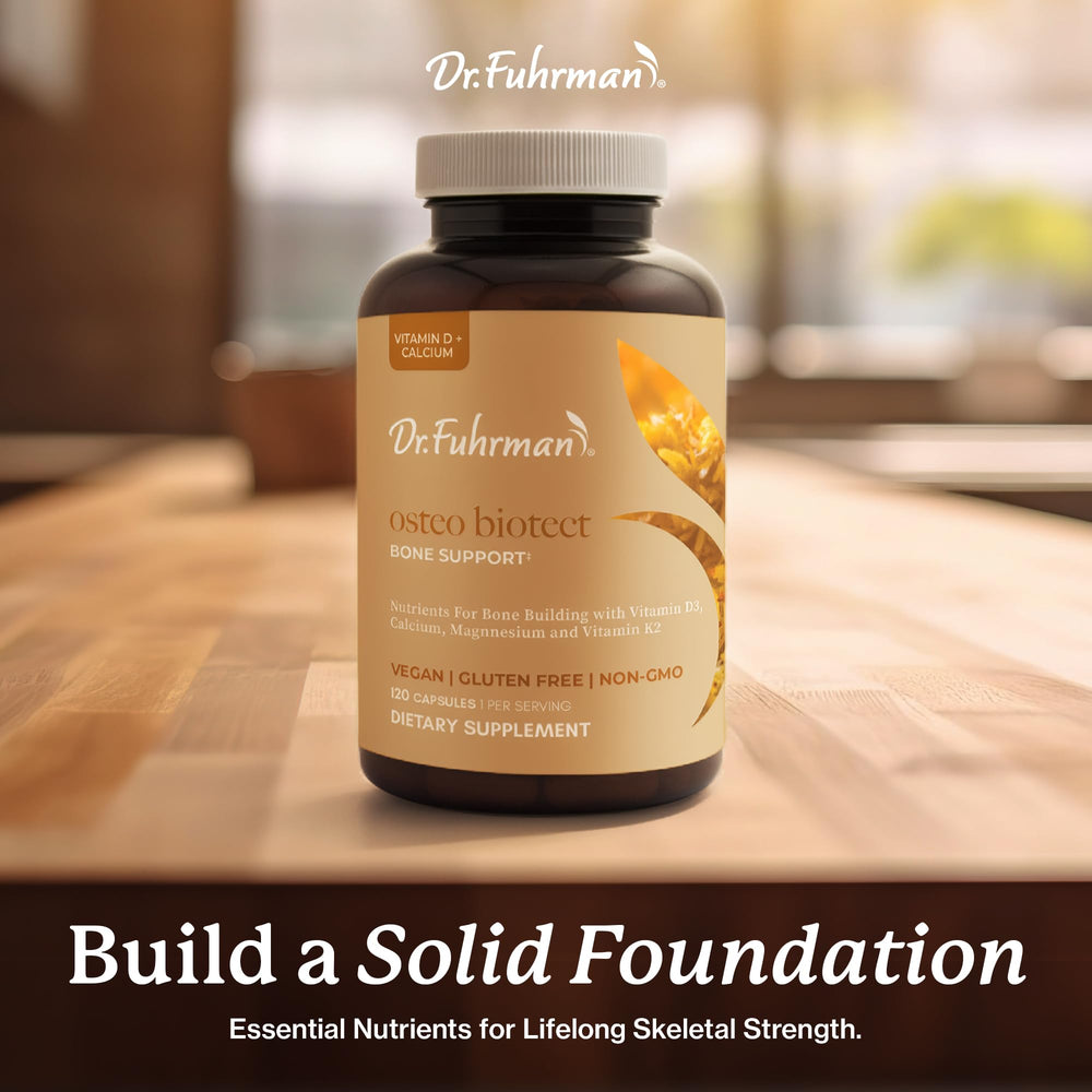 Dr. Fuhrman Osteo made-in-usa label highlights quality production.