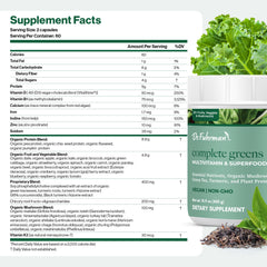 Dr. Fuhrman plant protein blend scoop highlighting gut health support.