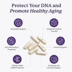 Dr. Fuhrman Ultra Cell Biotect capsules closeup for easy daily immune-friendly support.