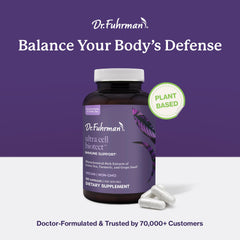 Dr. Fuhrman Ultra Cell Biotect capsules spread for convenient daily use.