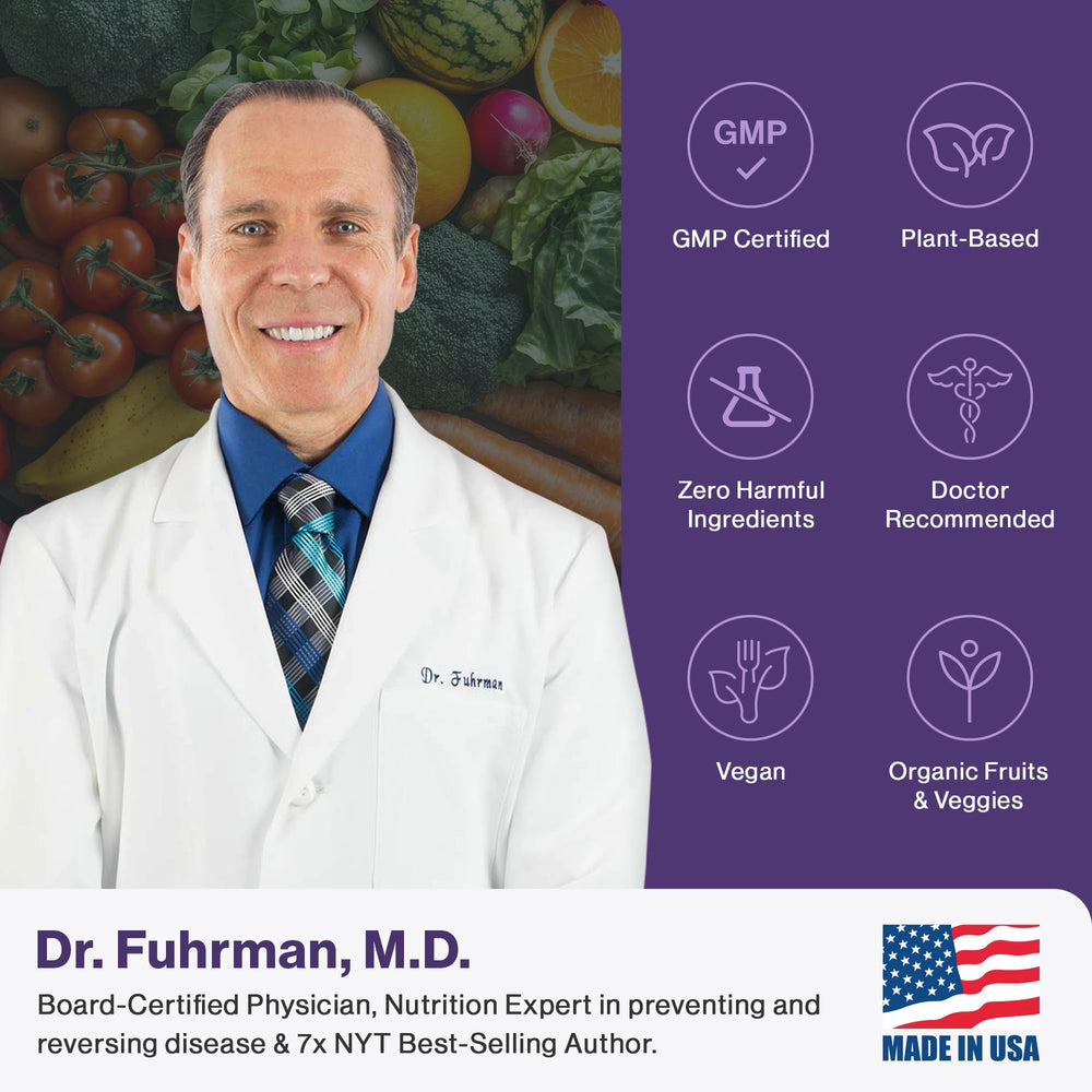 Dr. Fuhrman Ultra Cell Biotect dosage illustration for easy daily use.