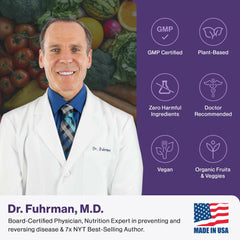Dr. Fuhrman Ultra Cell Biotect dosage illustration for easy daily use.