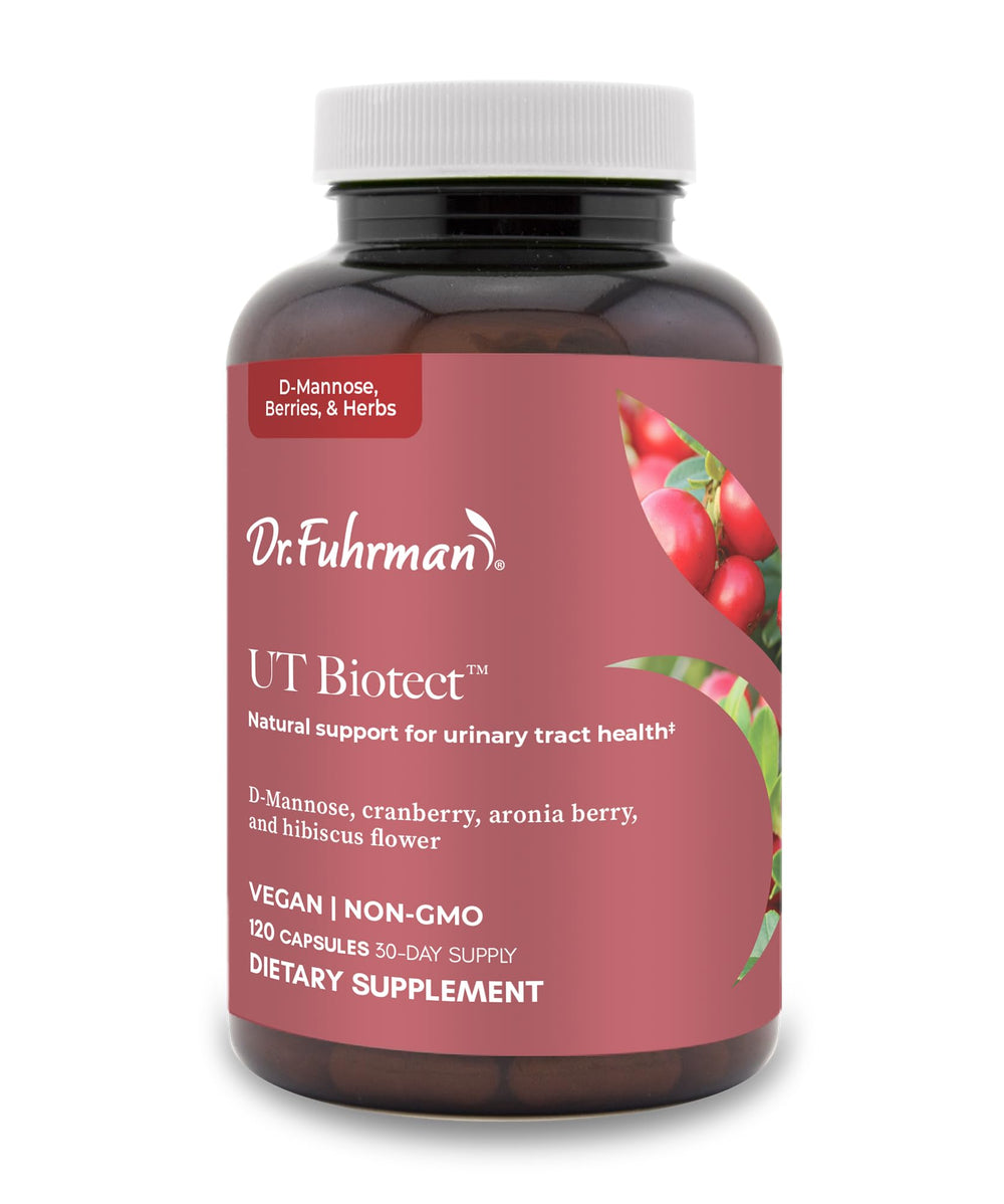 Capsules from Dr. Fuhrman UT Biotect ready for daily use.