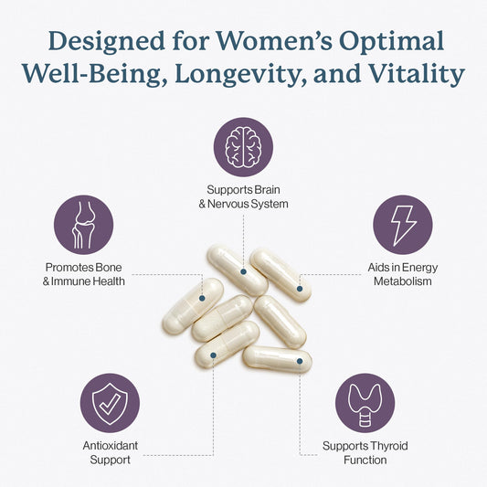 Capsules of Dr. Fuhrman Women's Multivitamin symbolizing plant based nutrition