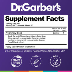 DR.GARBER'S Enviro Defense bottle side angle showing label details and ingredients.