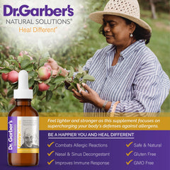 DR.GARBER'S Enviro Defense ingredients label close-up emphasizing proprietary blend.