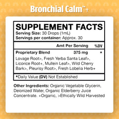 Dr. Green Mom Bronchial Calm Kids elderberry concentrate in the mix.