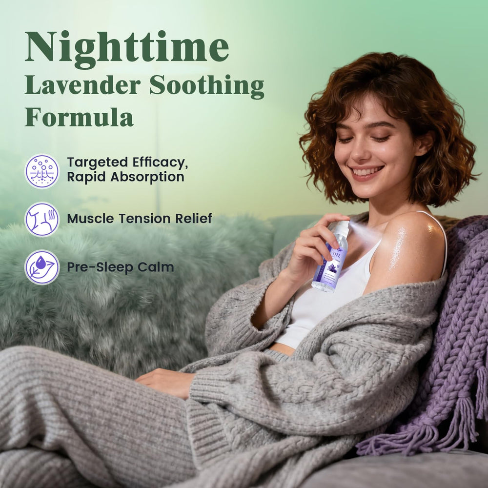 Dr.Herbarius Lavender Night formula bottle signaling sleep-friendly relaxation.