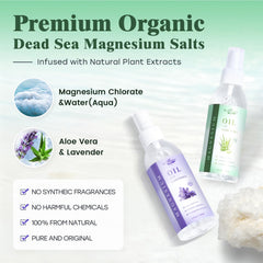 Dr.Herbarius magnesium spray applied to legs for targeted muscle relief.