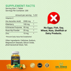 Dr. JOEL'S Immune Support bottle pour demonstrates easy one-tablet daily dosage.