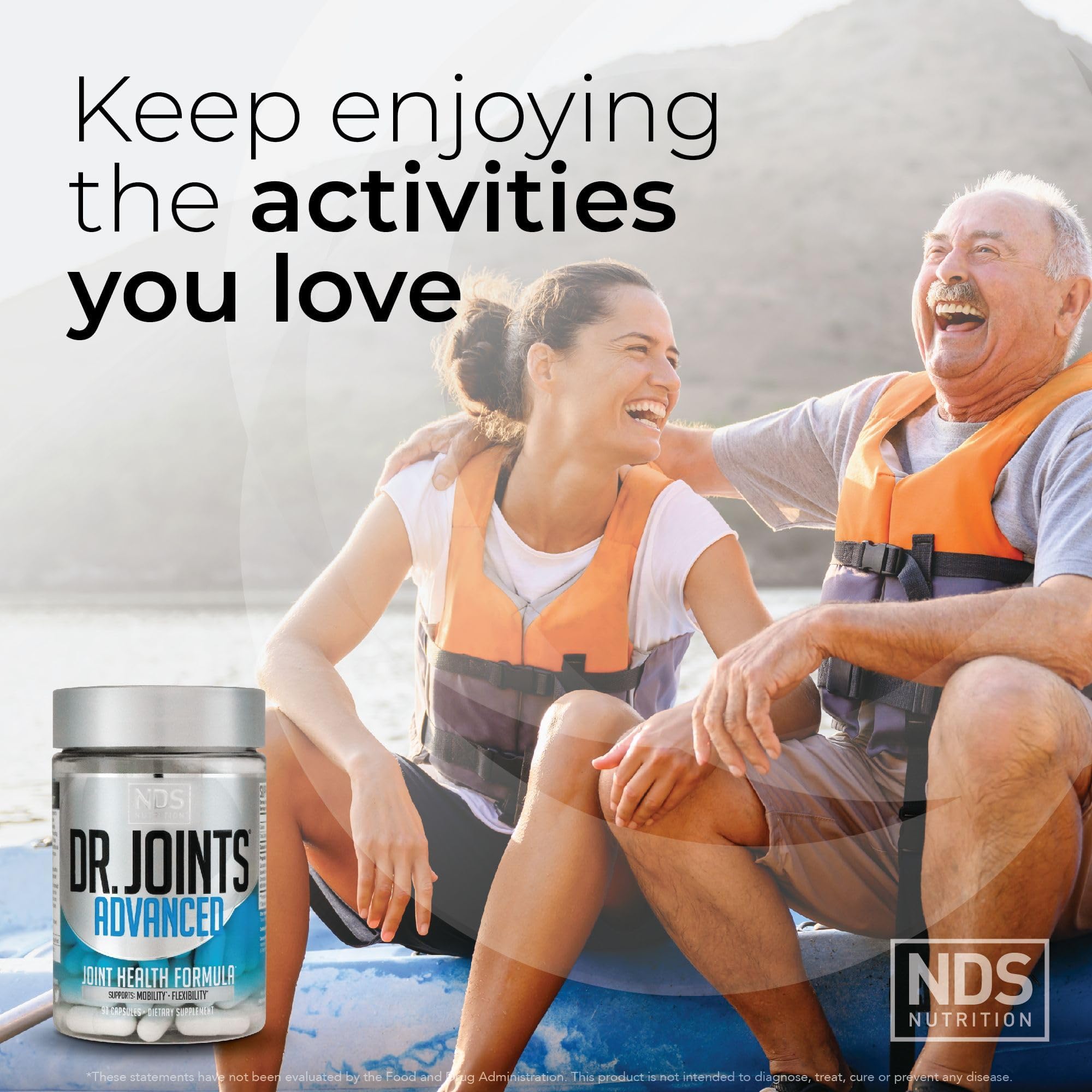 Dr. Joints Advanced capsules featuring glucosamine and chondroitin for joint health