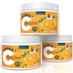 Dr. Keith's Own Super C bottle close-up for daily immune support