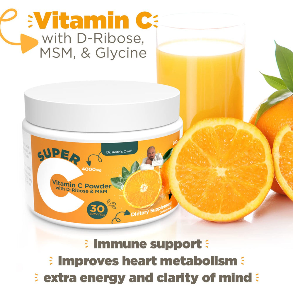 Dr. Keith's Own Super C immune support promotes daily resilience