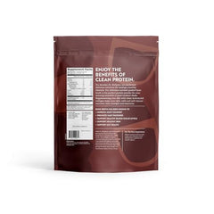 Dr. Kellyann Keto Bone Broth Protein Powder Chocolate scoop ready to blend into a shake.
