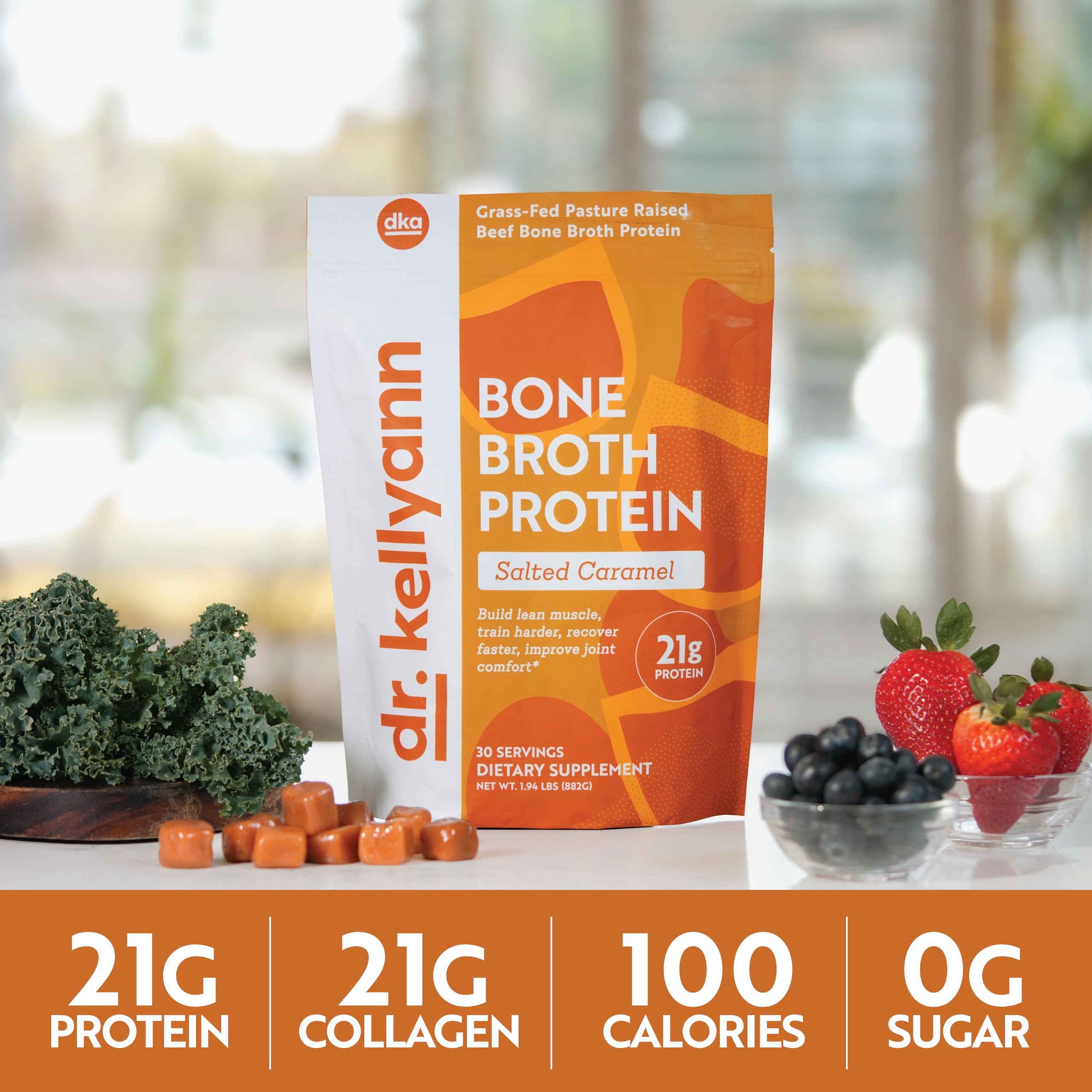 Dr. Kellyann prepared shake in a glass shows keto-friendly, low-carb option.