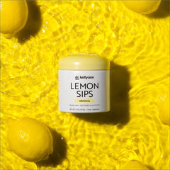 Dr. Kellyann Lemon Sips detox image representing gentle daily detox support