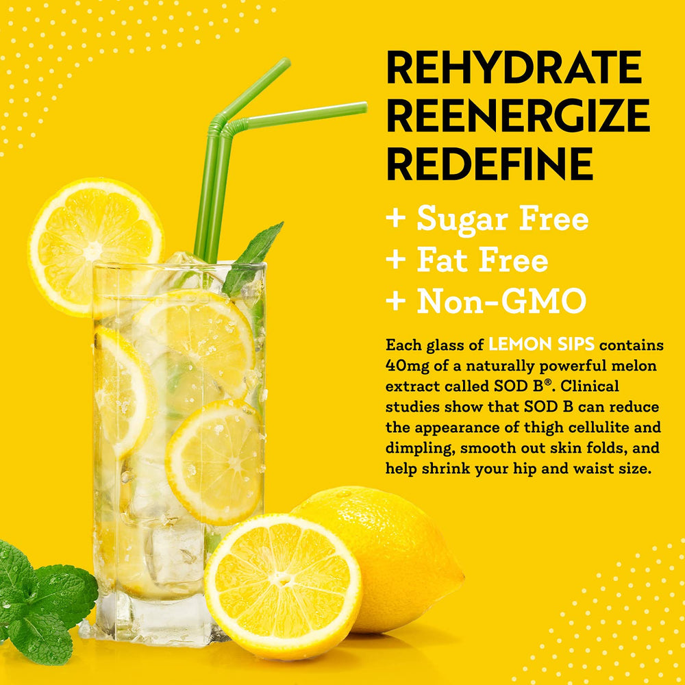 Dr. Kellyann Lemon Sips skin-glow close-up hinting at smoother-looking skin