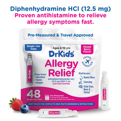 Child-friendly Dr. Kids vial being used at home.