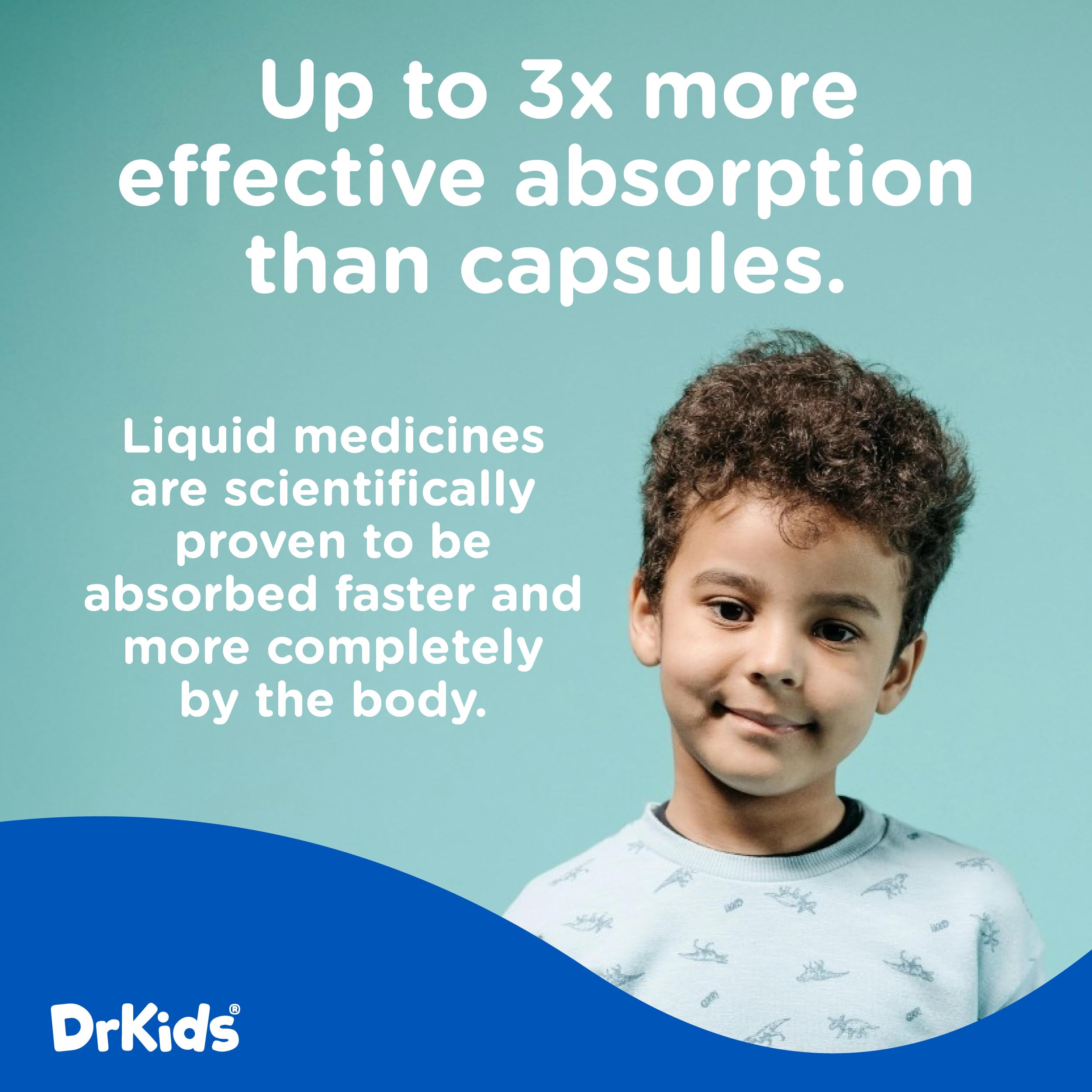 On-the-go Dr. Kids vial pack fits in bags and backpacks.