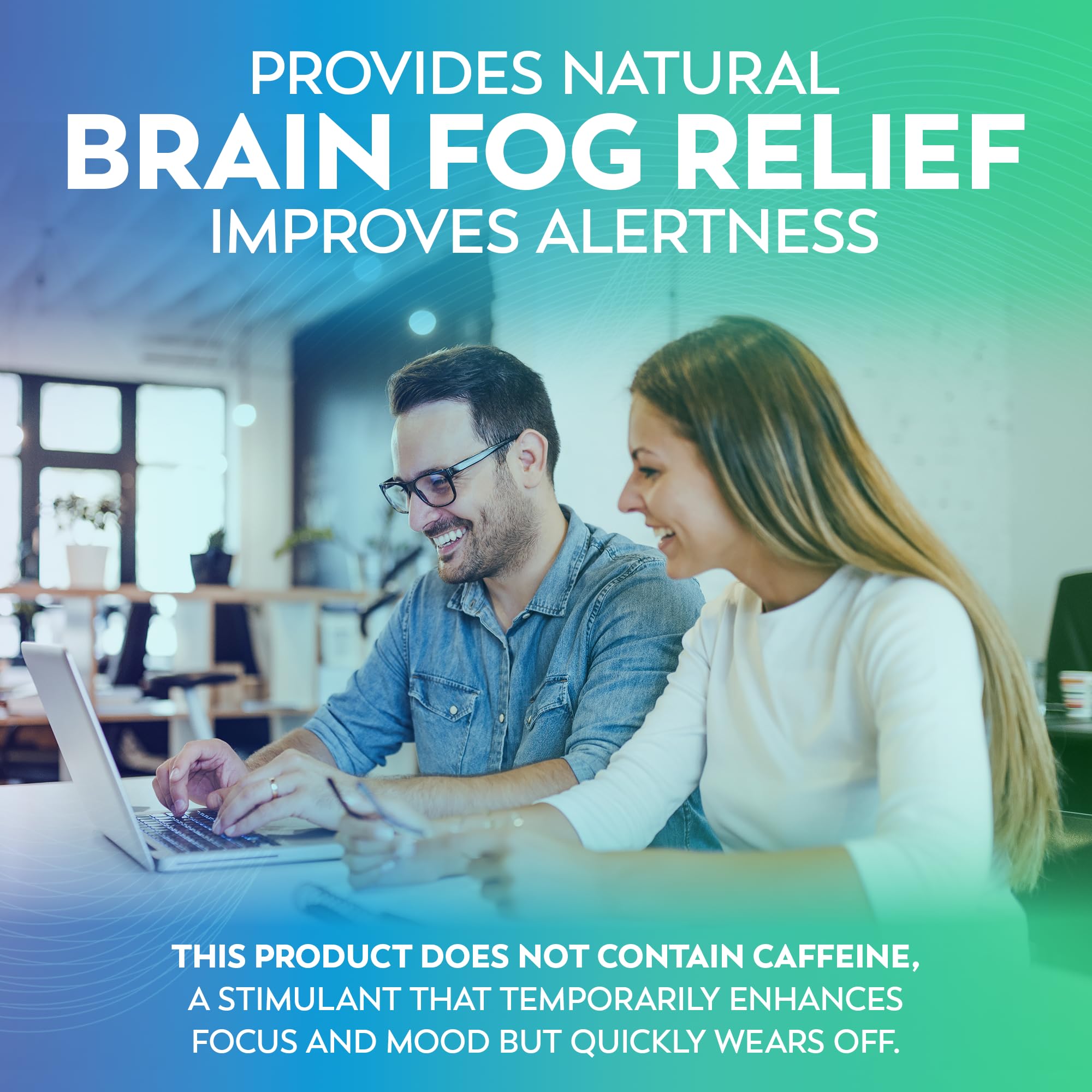 Packaging display of Dr Lewis Daily Brain Care with 90 capsules