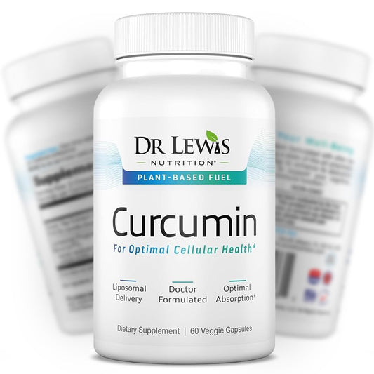 Dr Lewis Nutrition liposomal turmeric bottle ready for daily joint support.