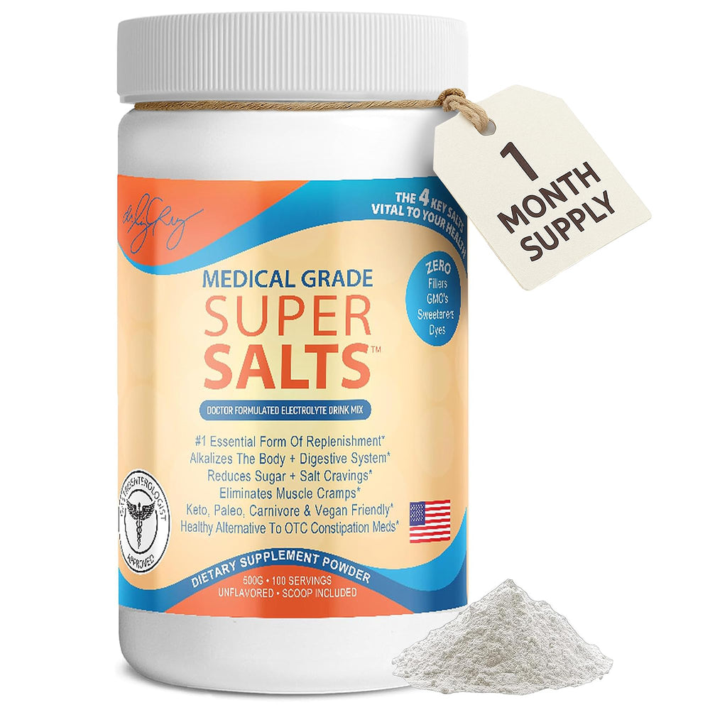 Dr. Liz Cruz Super Salts bottle pour for quick hydration during training