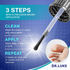 Dr. Luke Foot and toe care versatility for warts and calluses.