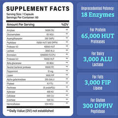 Dr. Matthew digestive enzymes packaging front communicates quality and trust.
