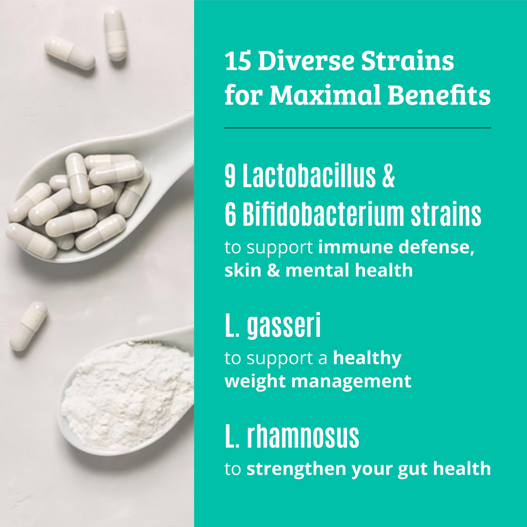 Vegetarian and gluten-free Dr. Matthew probiotic prebiotic supplement.