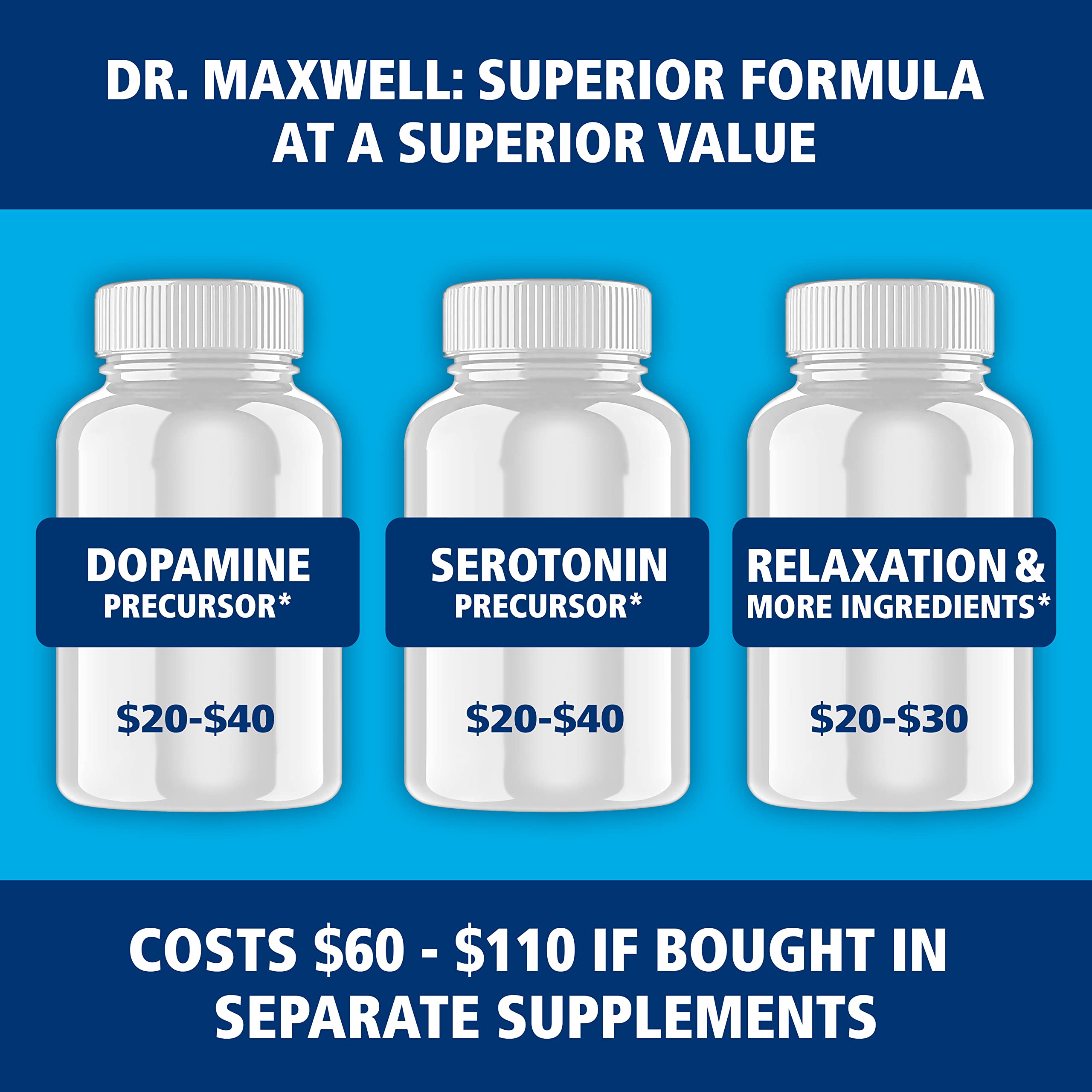 Dr. Maxwell magnesium and vitamin D3 mood-support blend supports relaxation